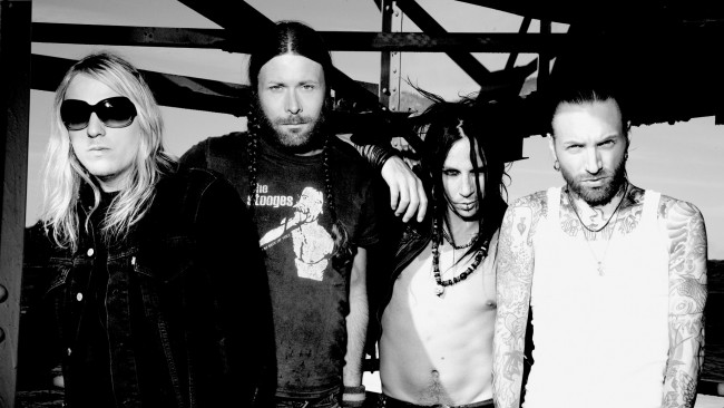 Обои картинки фото backyard, babies, музыка, хард-рок, швеция, панк-рок, глэм-рок