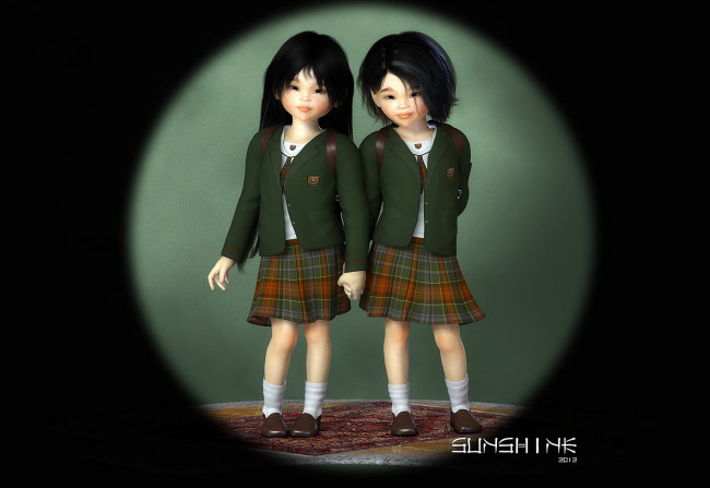 Обои картинки фото 3д, графика, people, люди, девушки