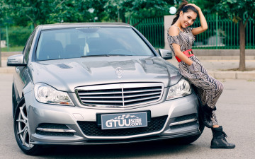 Картинка автомобили авто девушками азиатка девушка автомобиль