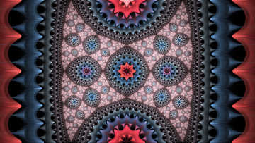 Картинка 3д+графика фракталы+ fractal цвета фон узор