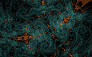 Картинка 3д+графика фракталы+ fractal фон узор цвета