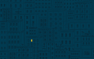 Картинка рисованное минимализм окна дома