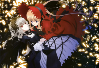 Картинка аниме rozen+maiden девушки shinku rozen maiden suigintou арт