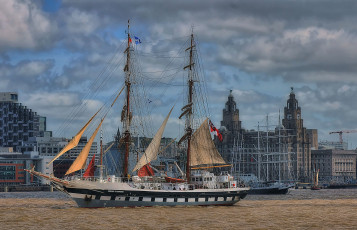 Картинка корабли парусники паруса снасти мачты