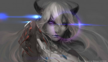 Картинка аниме shingeki+no+bahamut девушка amira арт dreamworm когти взгляд shingeki no bahamut