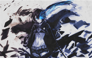 Картинка аниме black+rock+shooter black rock shooter kuroi mato sola7764 девушка