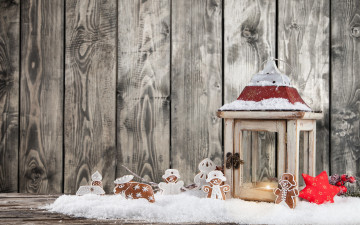 Картинка праздничные угощения новый год рождество зима снег xmas winter candle light lantern decoration christmas merry snow