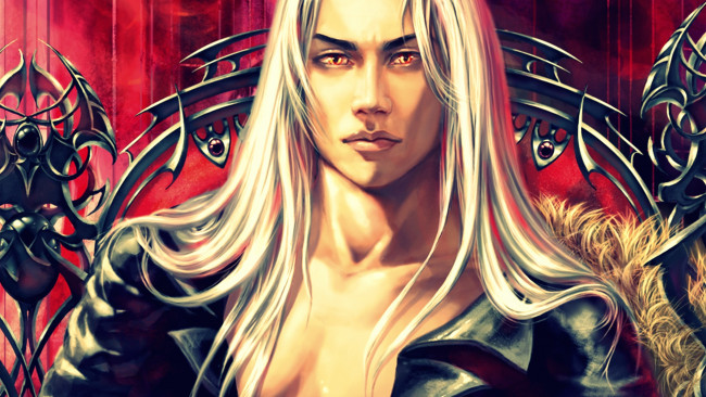 Обои картинки фото фэнтези, люди, взгляд, парень, арт, портрет