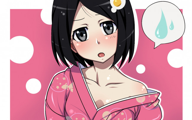 Обои картинки фото аниме, unknown,  другое, девушка, взгляд, фон