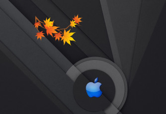 обоя компьютеры, apple, фон, логотип