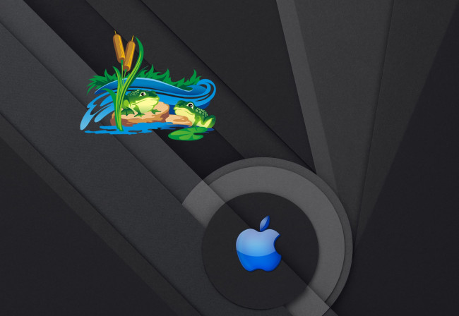 Обои картинки фото компьютеры, apple, фон, логотип