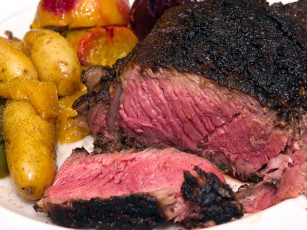 Картинка еда мясные+блюда картофель буженина мясо