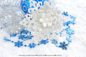 Картинка календари праздники +салюты игрушка снежинка