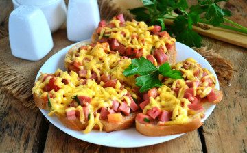 Картинка еда бутерброды +гамбургеры +канапе колбаса хлеб сыр