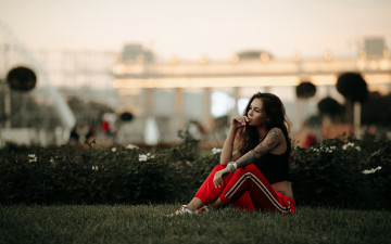 Картинка девушка девушки -unsort+ брюнетки темноволосые модель