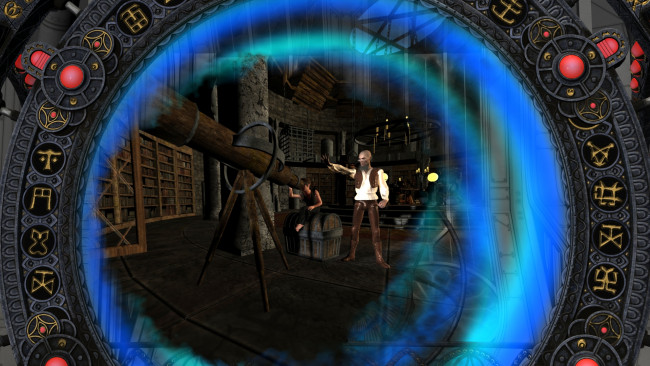 Обои картинки фото 3д графика, фантазия , fantasy, мужчина, фон, взгляд