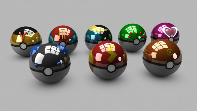 Обои картинки фото 3д графика, шары , balls, фон, шары