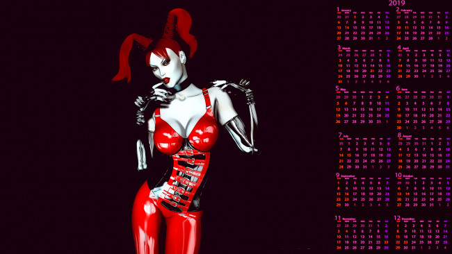 Обои картинки фото календари, 3д-графика, девушка, взгляд