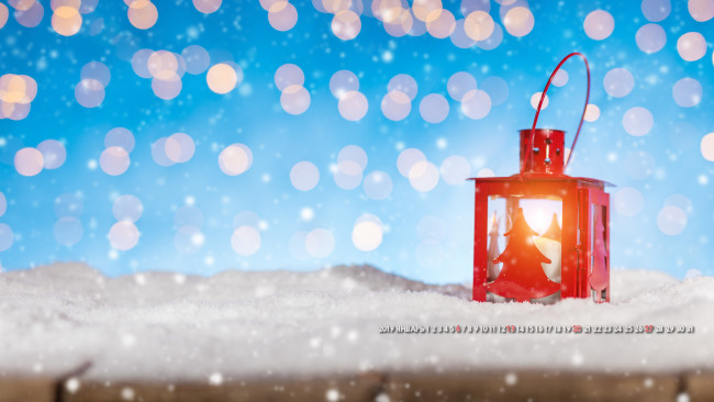 Обои картинки фото календари, праздники,  салюты, фонарь, боке