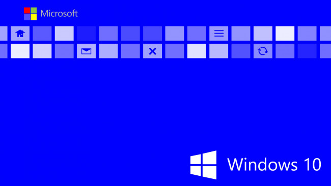 Обои картинки фото компьютеры, windows  10, фон, логотип