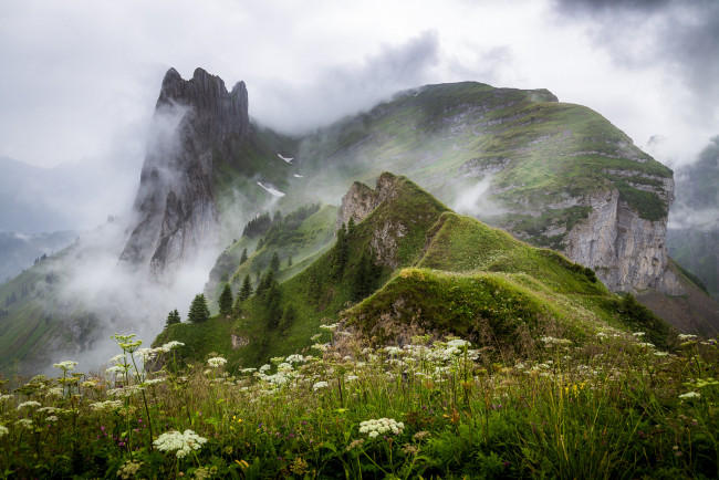 Обои картинки фото природа, горы, простор