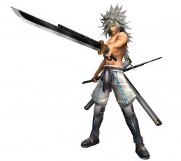 Картинка видео+игры final+fantasy+vii +dirge+of+cerberus парень оружие