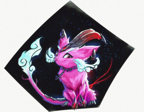 Картинка видео+игры league+of+legends кошка yumi