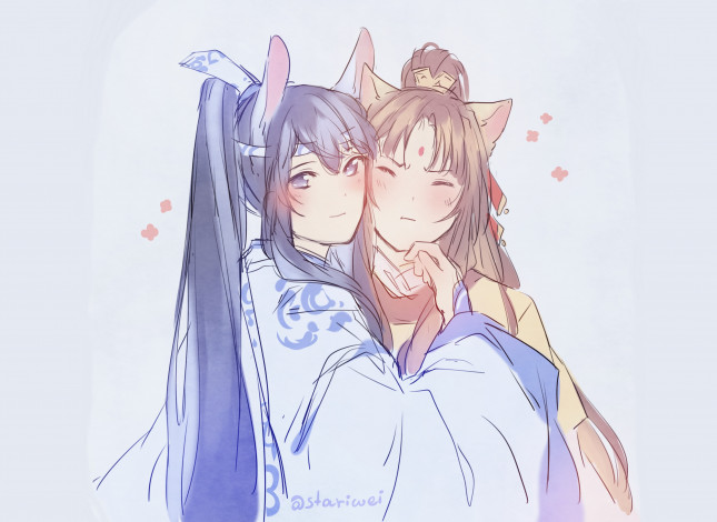 Обои картинки фото аниме, mo dao zu shi, the, untamed, неукротимый, повелитель, чэньцин, мосян, тунсю, mo, dao, zu, shi, магистр, дьявольского, культа