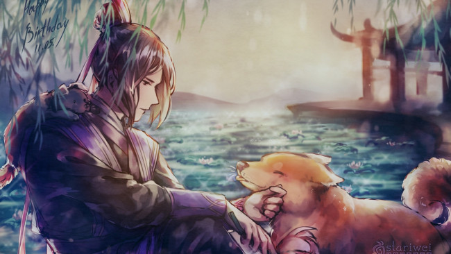 Обои картинки фото аниме, mo dao zu shi, the, untamed, неукротимый, повелитель, чэньцин, мосян, тунсю, mo, dao, zu, shi, магистр, дьявольского, культа