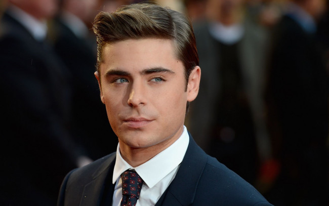 Обои картинки фото мужчины, zac efron, галстук, рубашка