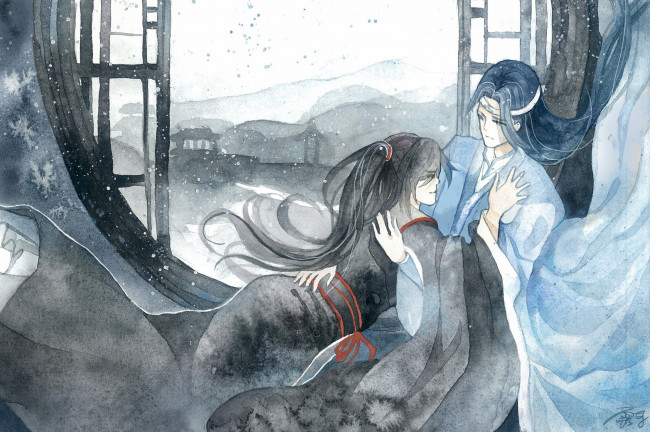 Обои картинки фото аниме, mo dao zu shi, the, untamed, неукротимый, повелитель, чэньцин, мосян, тунсю, mo, dao, zu, shi, магистр, дьявольского, культа