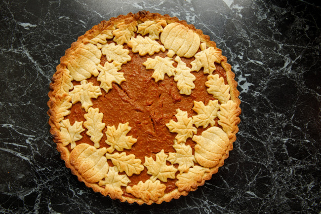 Обои картинки фото еда, пироги, тыквенный, пирог