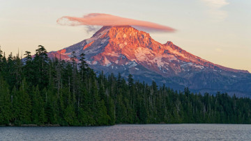 Картинка mount+hood oregon природа горы mount hood