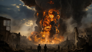 обоя фэнтези, романтика апокалипсиса, нейросети, графика, нейроарт, ai, art, нейронные, сети, рисунки, нейро, искусство