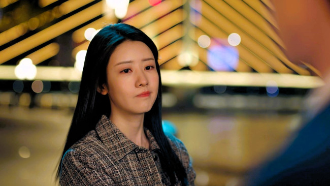 Обои картинки фото кино фильмы, fireworks of my heart, девушка, жакет, огни