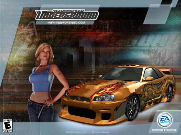 Обои картинки фото nfs, undergraund, видео, игры, need, for, speed, underground