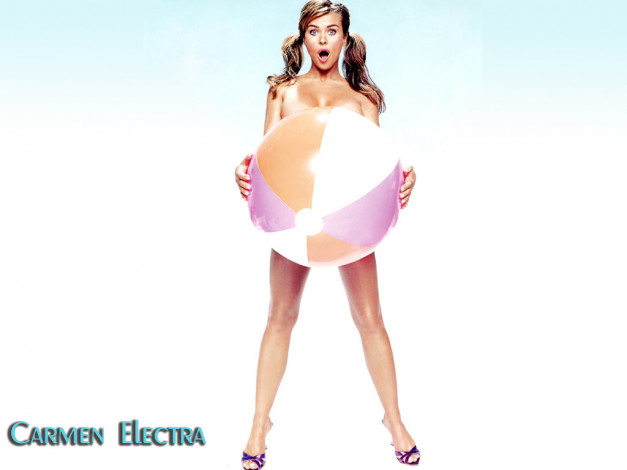 Обои картинки фото Carmen Electra, девушки