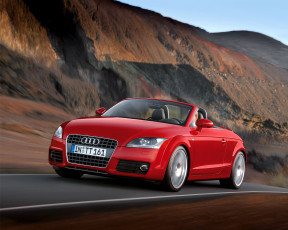 Картинка audi tt roadster 2007 автомобили
