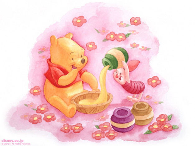 Обои картинки фото мультфильмы, winnie, the, pooh