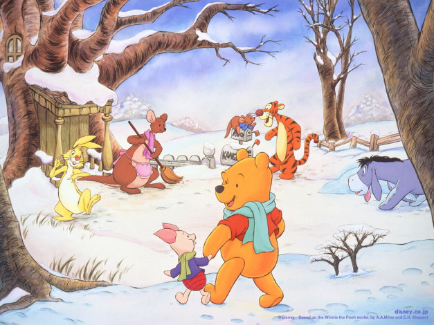 Обои картинки фото мультфильмы, winnie, the, pooh