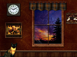 Картинка вечер старом доме разное компьютерный дизайн