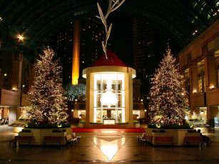 Картинка праздничные новогодние пейзажи