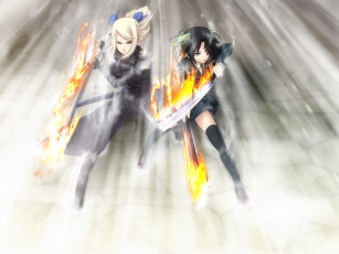 Картинка аниме weapon blood technology