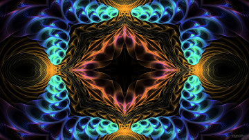 Картинка 3д графика fractal фракталы абстракция узор