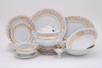 Картинка разное посуда столовые приборы кухонная утварь фарфор чашка тарелочки сервиз чайник