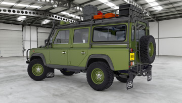 Картинка автомобили 3д land rover defender expedition