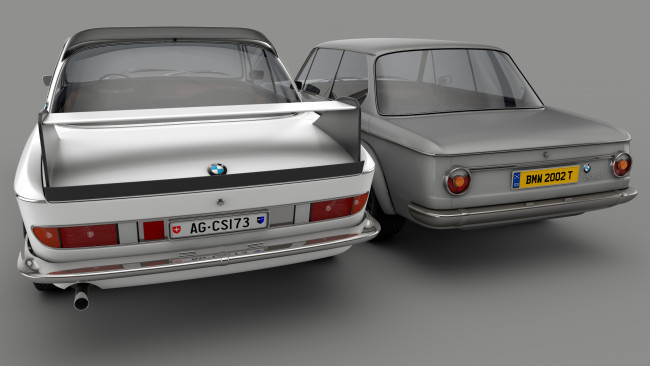 Обои картинки фото автомобили, 3д, 70s, bmws