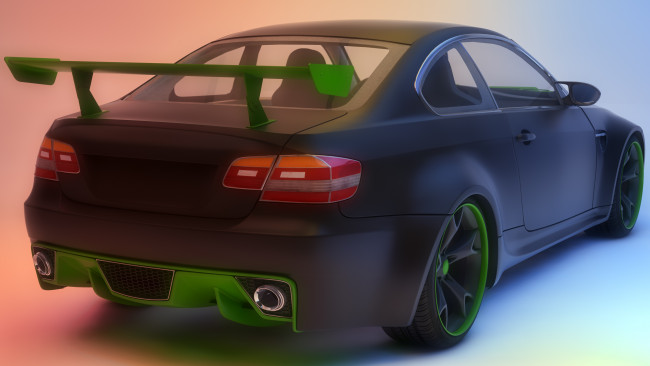 Обои картинки фото автомобили, 3д, bmw, m3