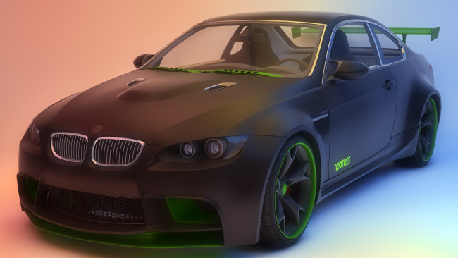 Обои картинки фото автомобили, 3д, bmw, m3