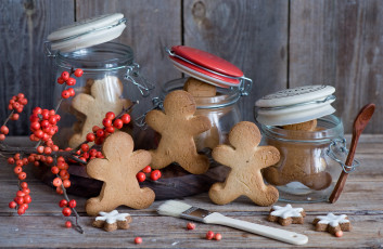 Картинка еда пирожные +кексы +печенье банки